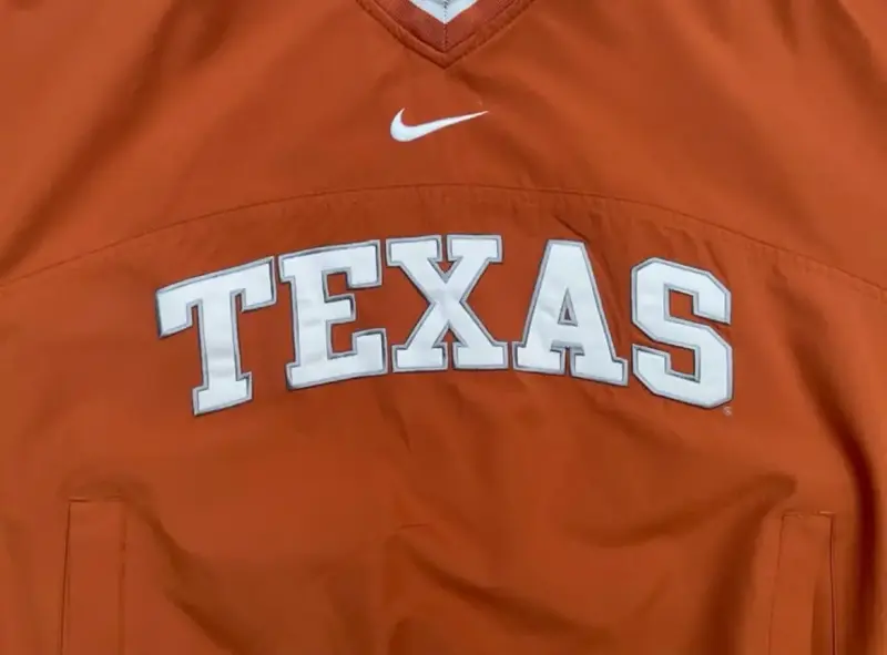 Polerón Nike Texas naranja talla S - 3