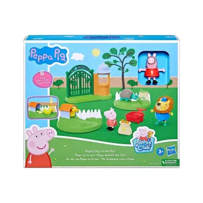 Set de juego Peppa Pig Día en el Zoológico - miniatura 2