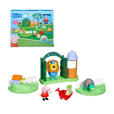 Set de juego Peppa Pig Día en el Zoológico - miniatura 4
