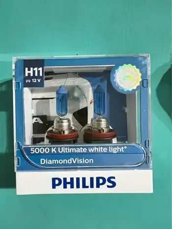 Bombillas H11 Philips DiamondVision 5000K - 1