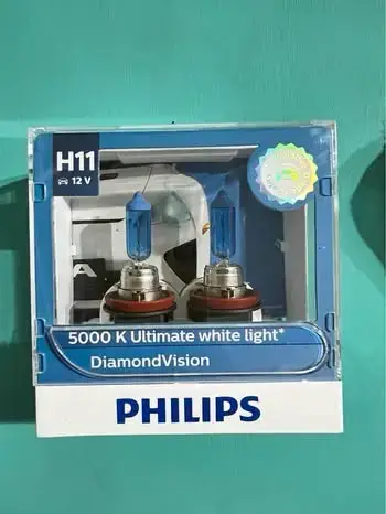 Bombillas H11 Philips DiamondVision 5000K - miniatura 1