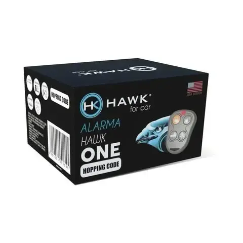 Alarma para auto Hawk One con control remoto - 1