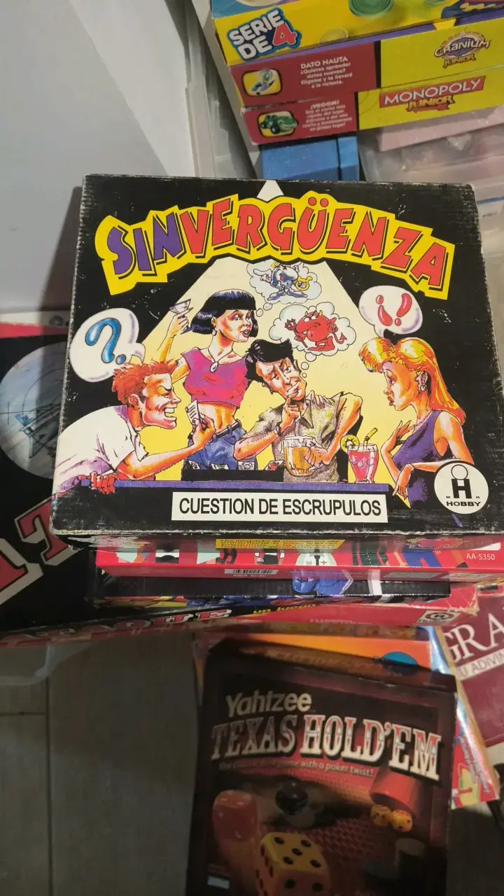 Juego de mesa Sinvergüenza Cuestión de Escrúpulos