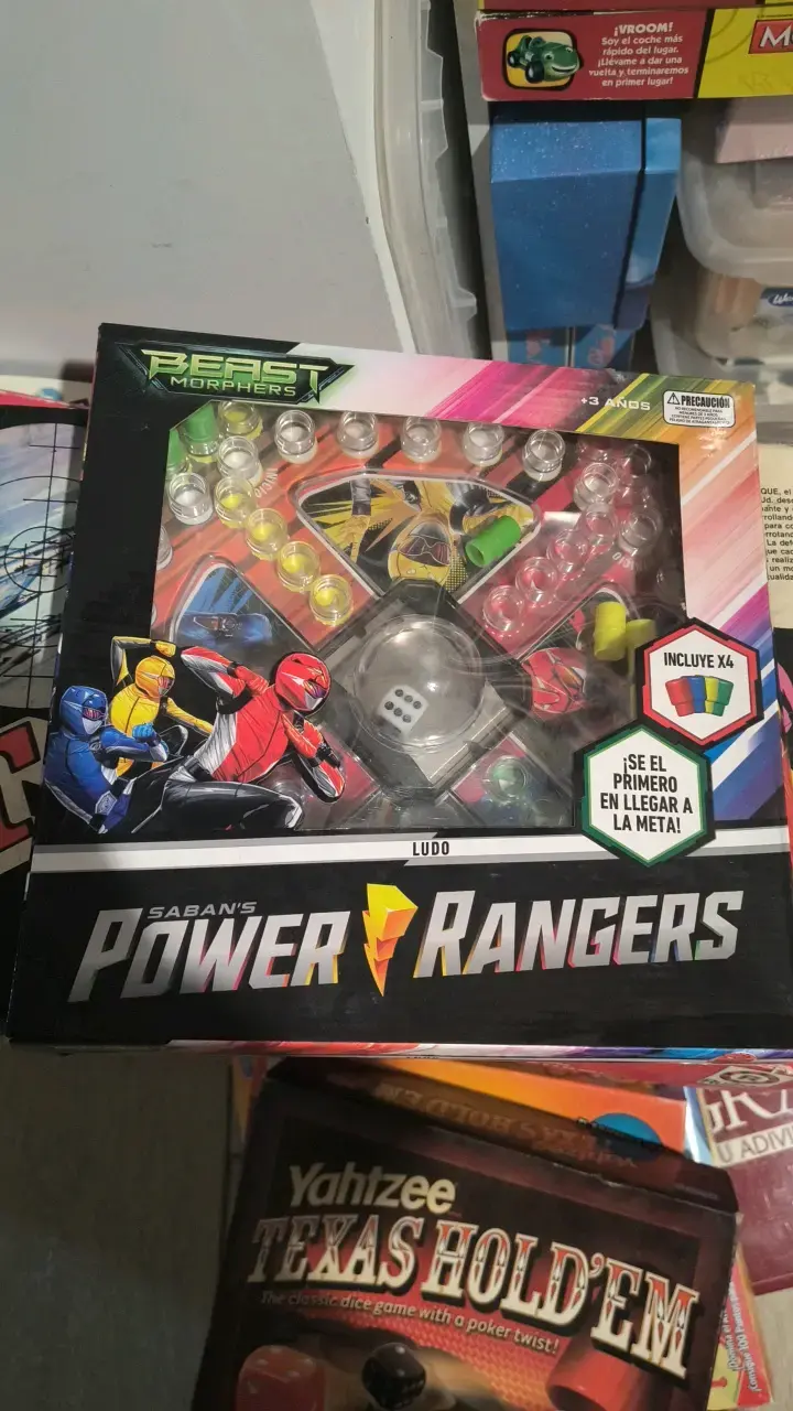 Juego de mesa Ludo Power Rangers Beast Morphers