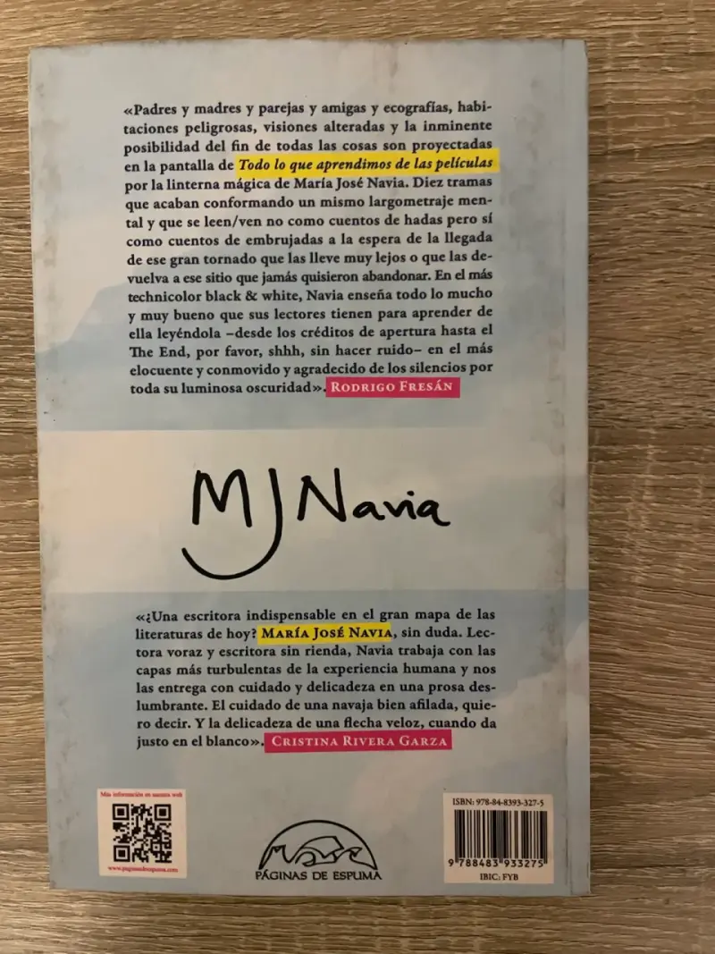 Libro 'Todo lo que aprendimos de las películas'  M - 2