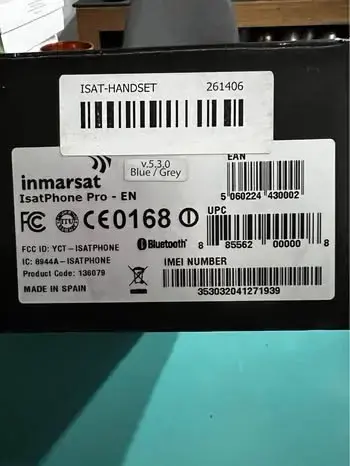 Teléfono Satelital Inmarsat IsatPhone Pro Azul - 4
