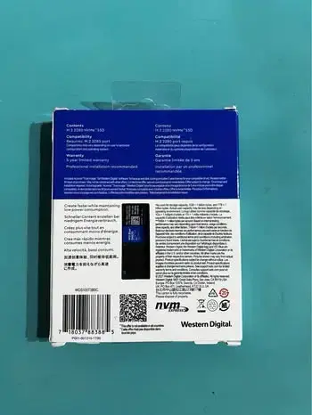 Disco SSD WD Blue SN570 1TB NVMe - 2