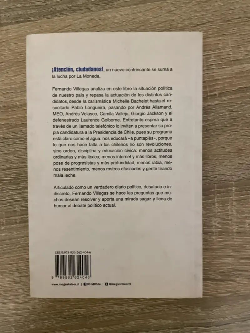 Libro 'Presidente' de Fernando Villegas - 2