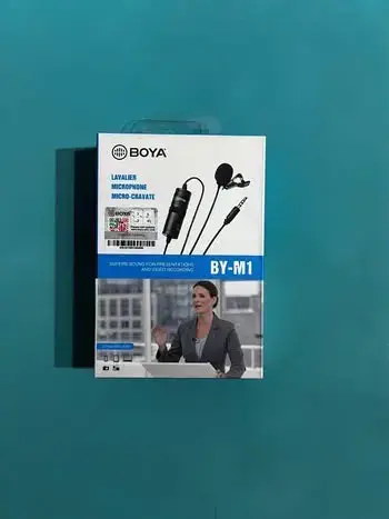 Micrófono Lavalier Boya BY-M1 para Smartphones y Cámaras - miniatura 1