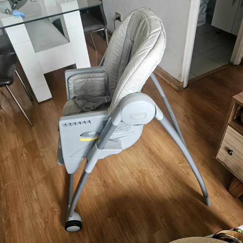 Silla de comer para bebé Joie gris ajustable - 4
