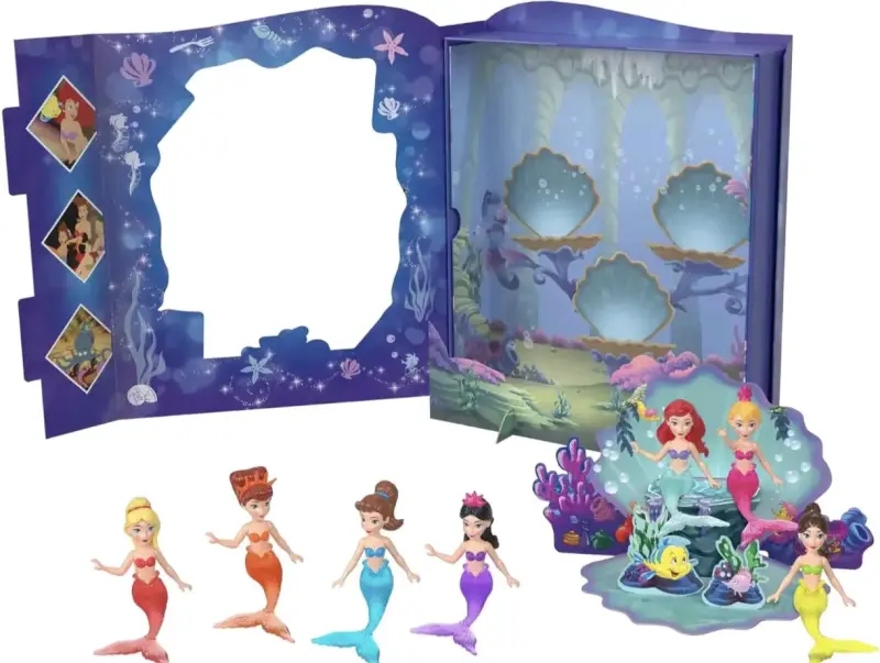 Set de figuras Disney Princesas Ariel y Hermanas - 2