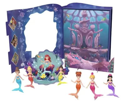 Set de figuras Disney Princesas Ariel y Hermanas - miniatura 5