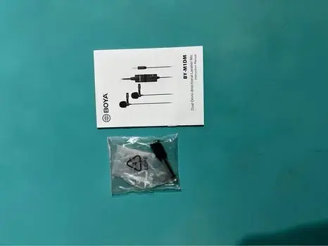 Micrófono Lavalier Dual Boya BY-M1DM para Smartphones y Cámaras - 5