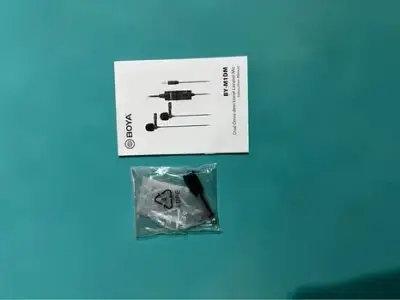 Micrófono Lavalier Dual Boya BY-M1DM para Smartphones y Cámaras - miniatura 5