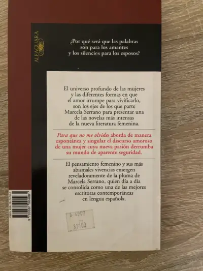 Libro 'Para que no me olvides' de Marcela Serrano - miniatura 2