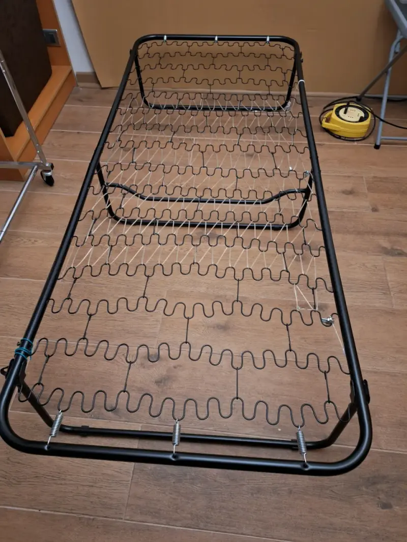 Base de cama plegable de metal individual - 1