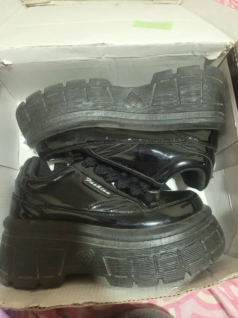 Zapatillas negras de plataforma talla 36 - 1