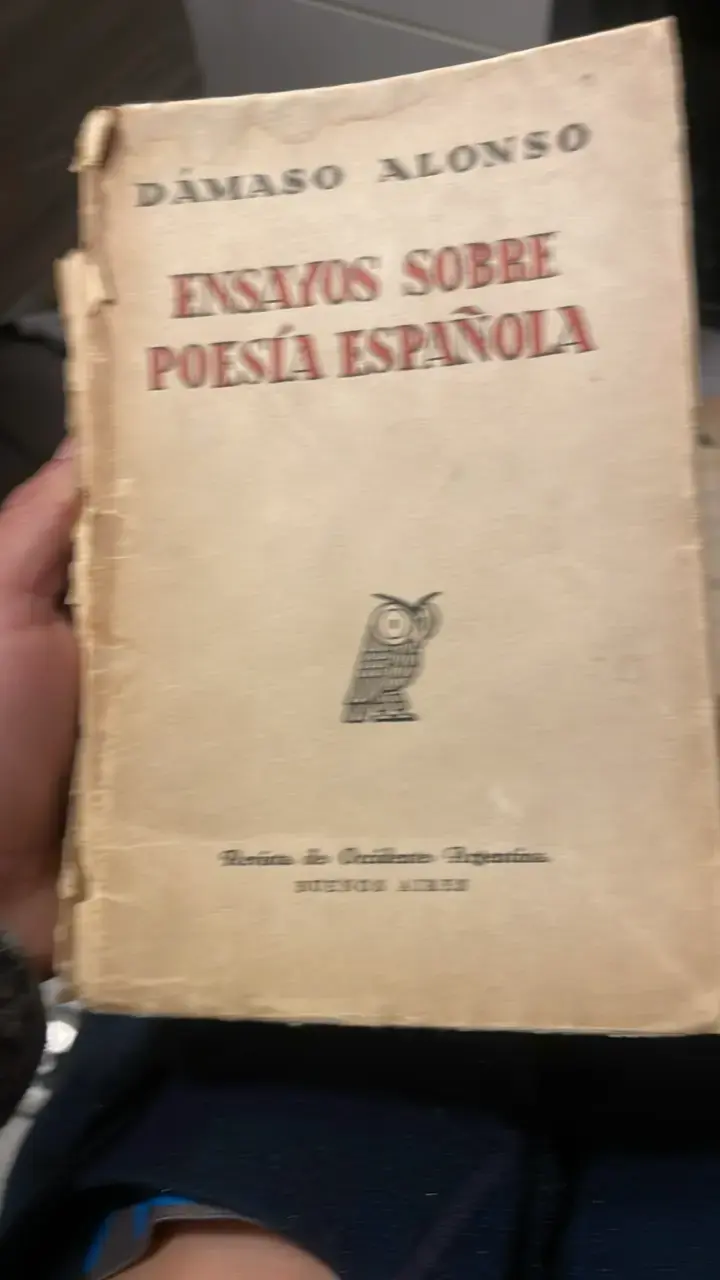 Libro Ensayos Sobre Poesía Española de Dámaso Alonso - 1