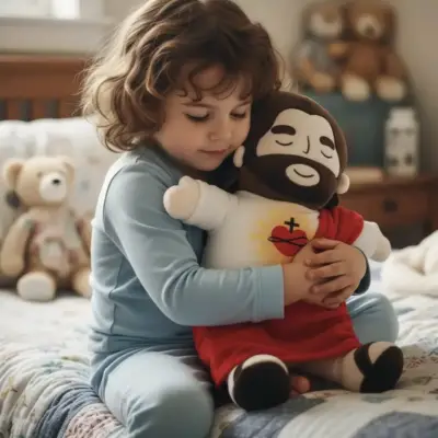 Peluche Jesús que respira - miniatura 1