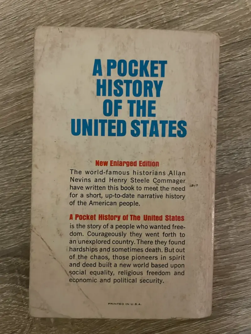 Libro 'A Pocket History of the United States' - 2