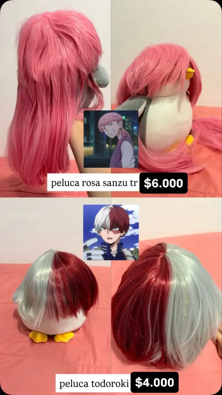 Pelucas cosplay