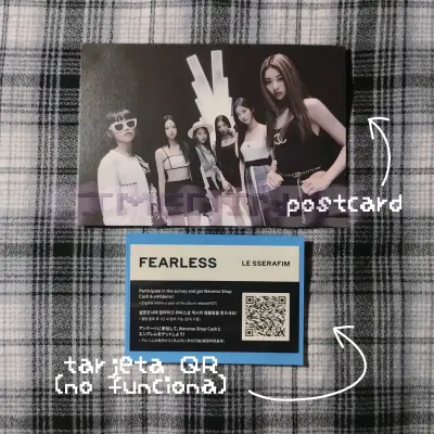 Kpop álbum LE SSERAFIM Fearless Monochrome Bouquet - miniatura 3