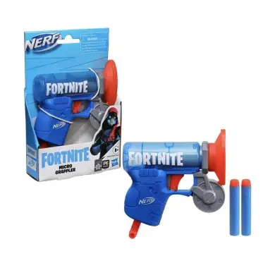Lanzador Nerf Fortnite Micro Grappler con dardos - 2