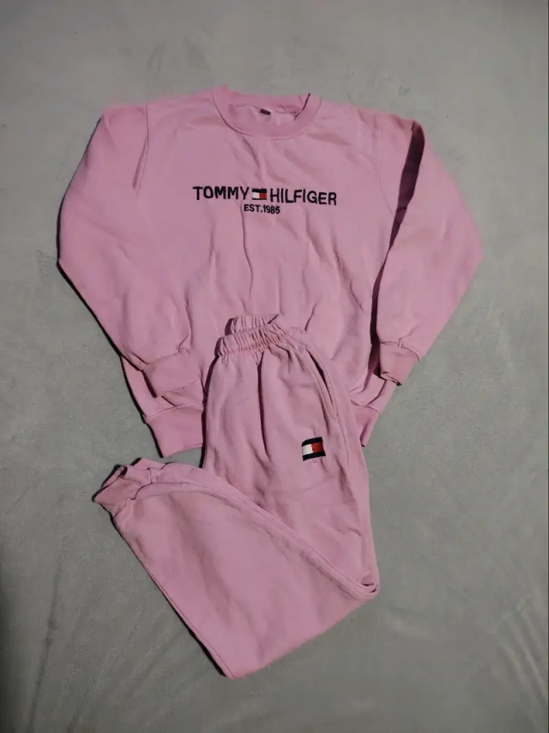 Conjunto deportivo Tommy Hilfiger rosa para mujer - 1
