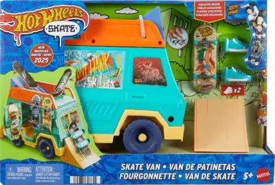 Furgoneta de Skate Hot Wheels con accesorios - miniatura 1
