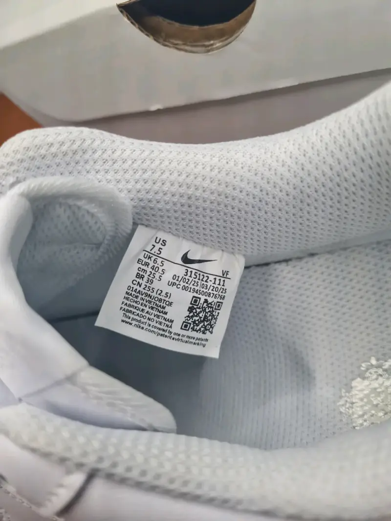 talla 40.5 Nike Air Force 1 Blancas CALIDAD PK - 5