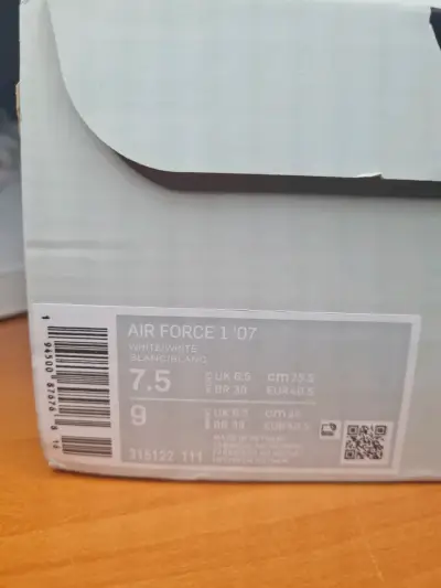 talla 40.5 Nike Air Force 1 Blancas CALIDAD PK - miniatura 6