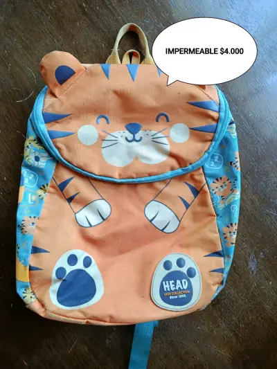 Mochila infantil impermeable diseño tigre - miniatura 1