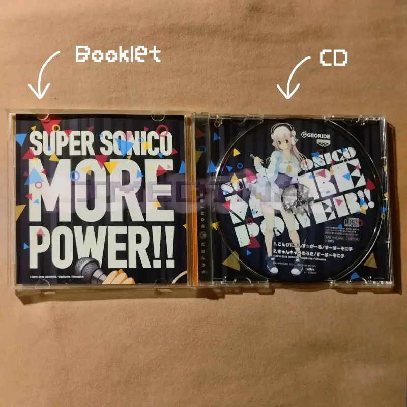 CD Promocional Super Sonico 'More Power!!' - 3