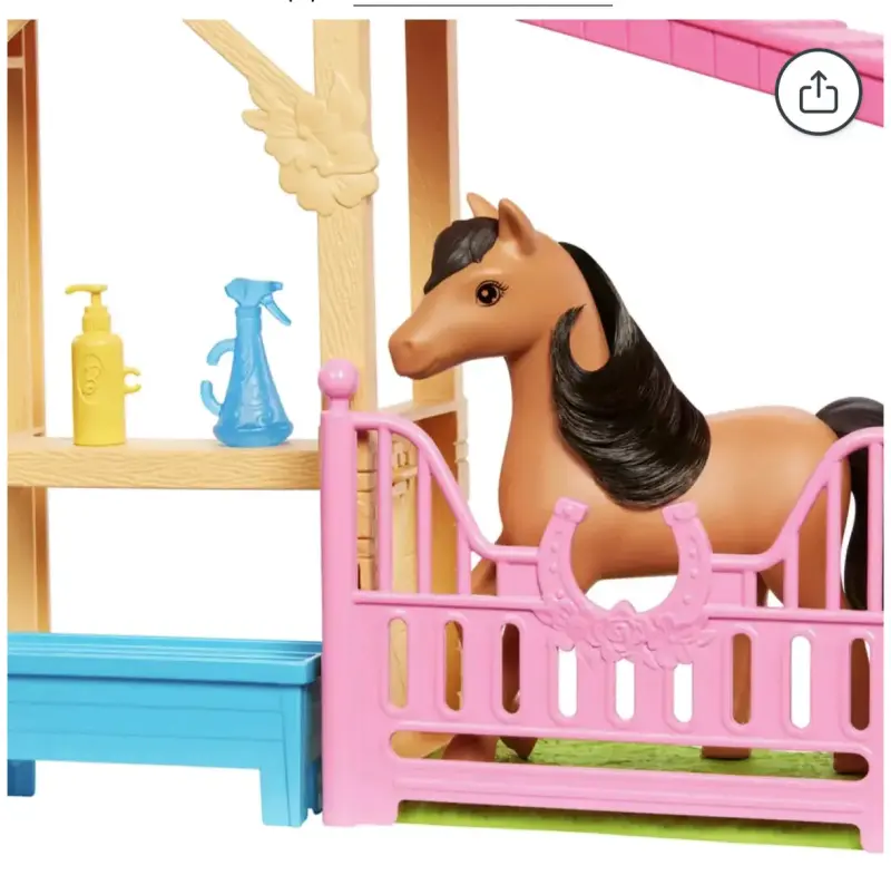 Set de Juego Barbie Cuidado de Ponys con Renee - 3