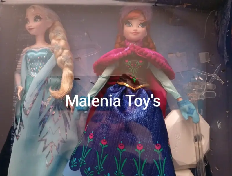 Muñecas Coleccionables Disney Frozen Anna y Elsa - 3