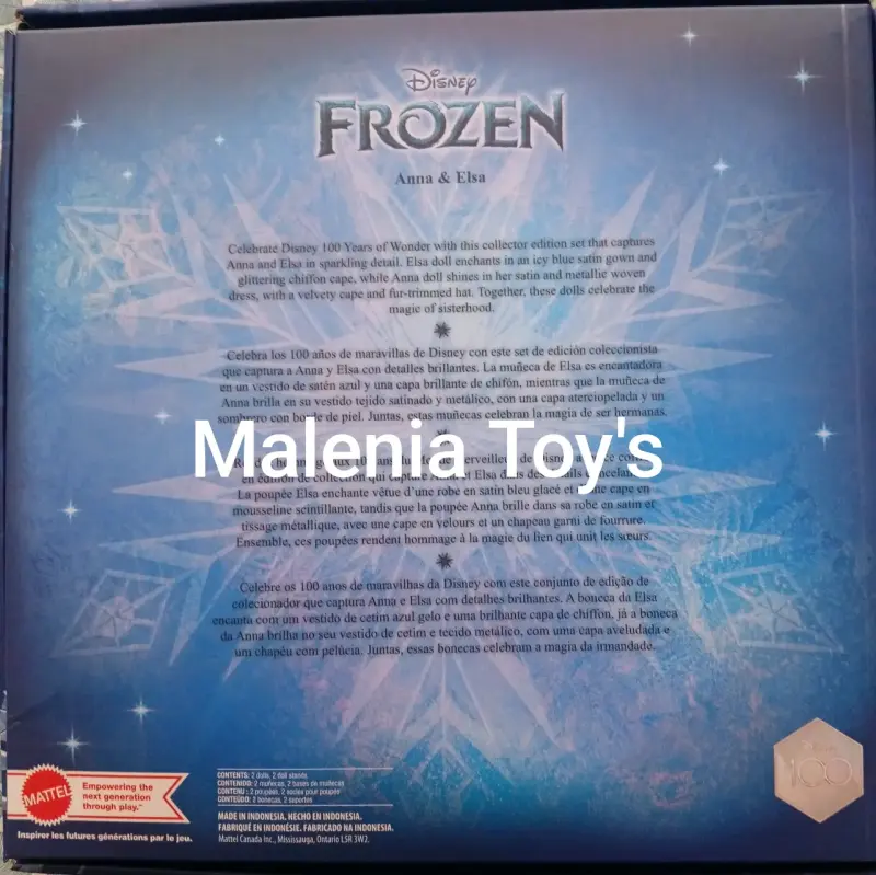 Muñecas Coleccionables Disney Frozen Anna y Elsa - 4