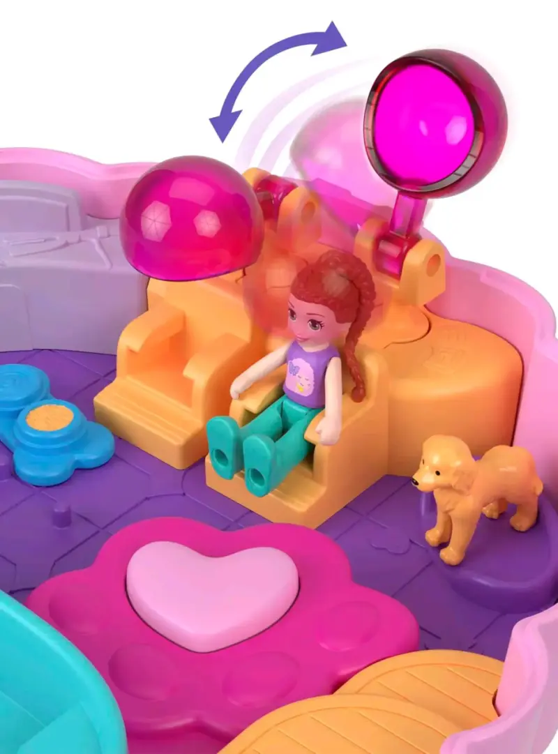 Set de juego Polly Pocket Groom & Glam Poodle - 2