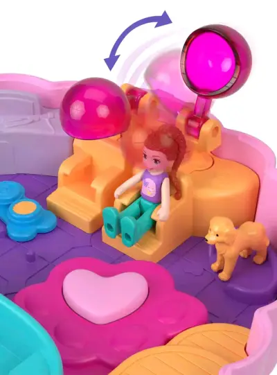 Set de juego Polly Pocket Groom & Glam Poodle - miniatura 2