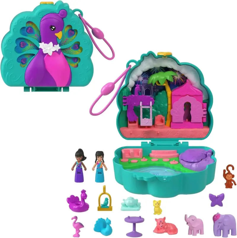 Set de juego Polly Pocket Pavo Real - 2