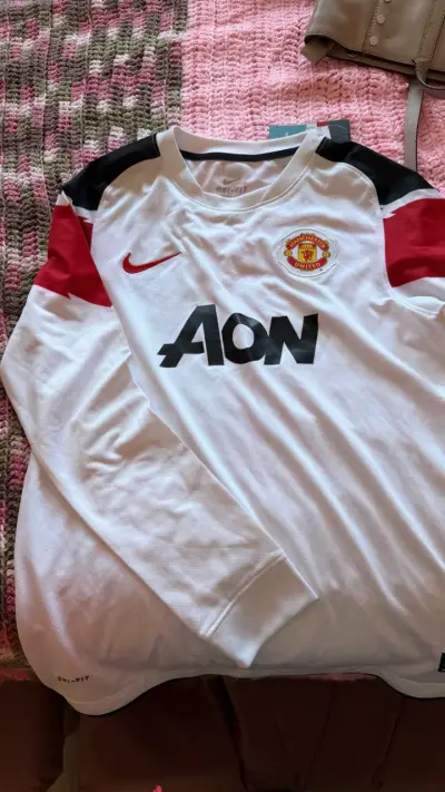 Camiseta Nike Dri-Fit Manchester United Blanca - miniatura 2
