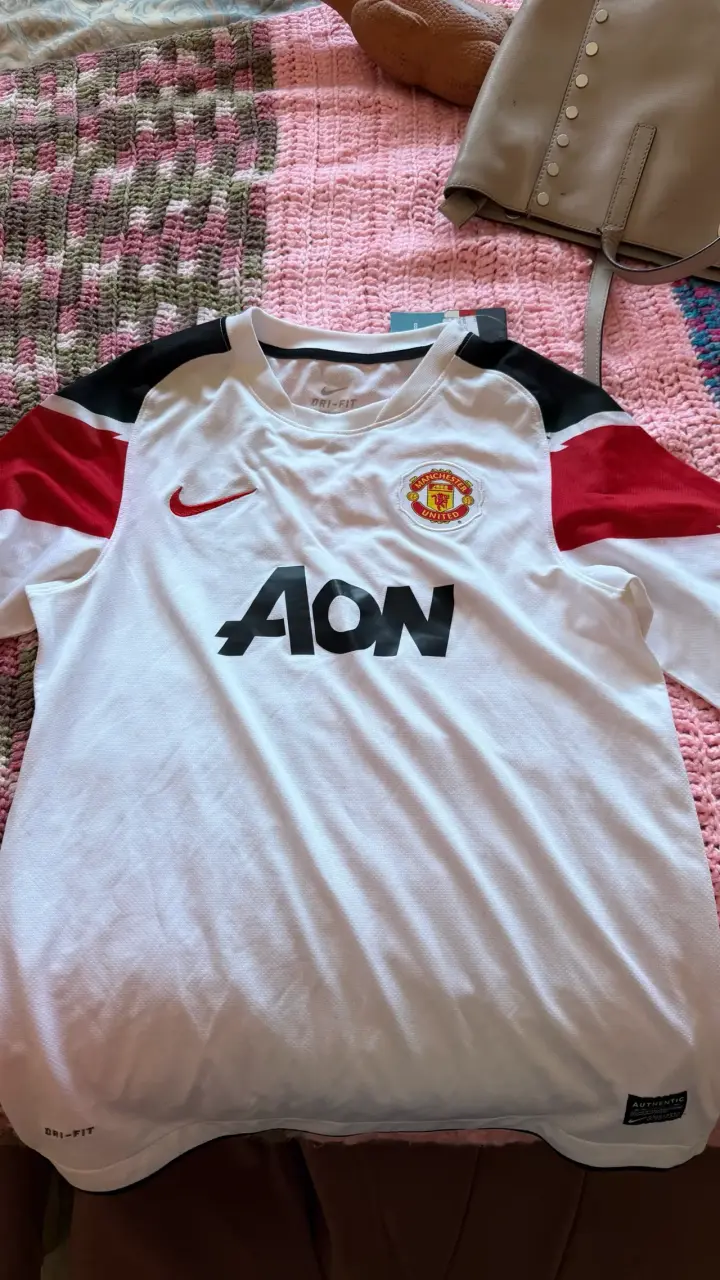 Camiseta Nike Dri-Fit Manchester United Blanca - 3