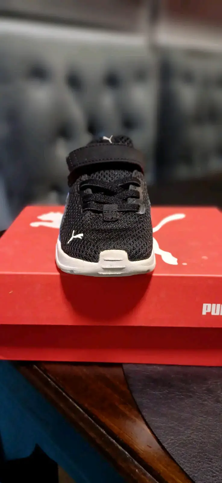 Zapatillas deportivas negras para niños Puma - 1