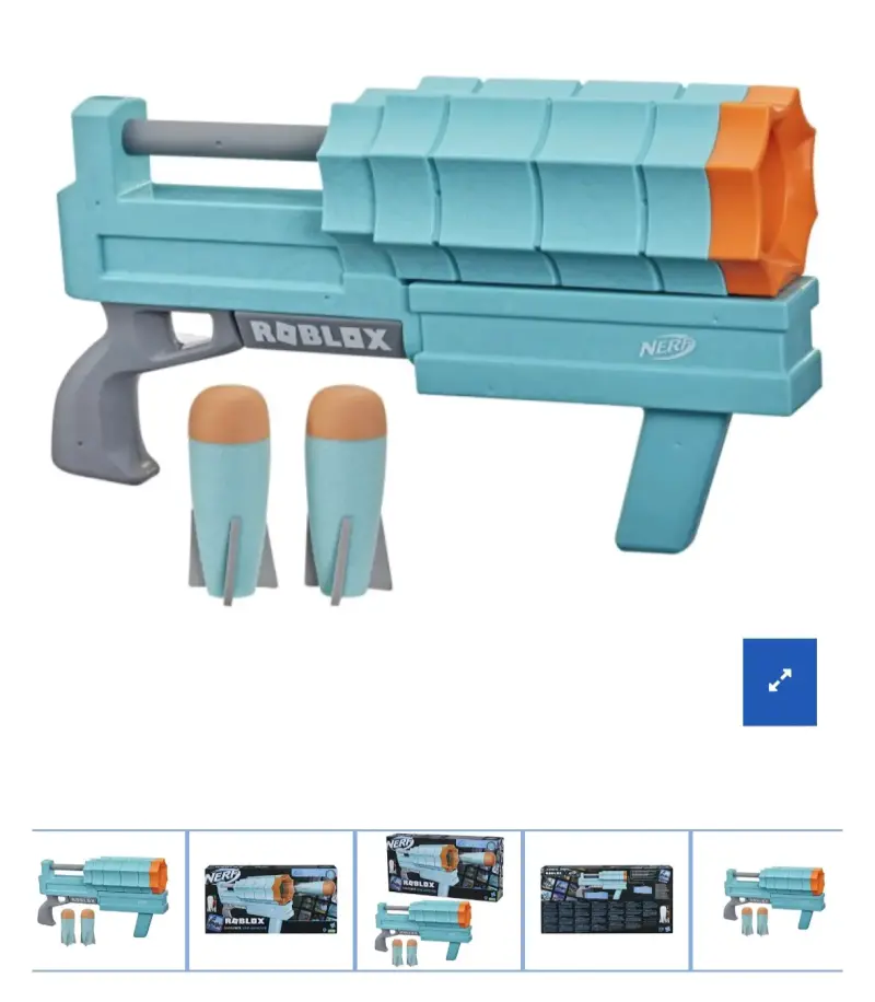 Lanzador Nerf Roblox Sharkbite con Proyectiles - 2