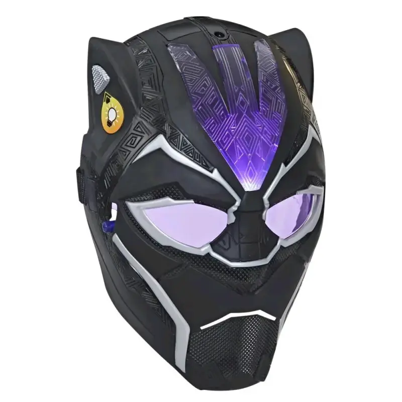 Máscara electrónica Black Panther con luces LED - 2