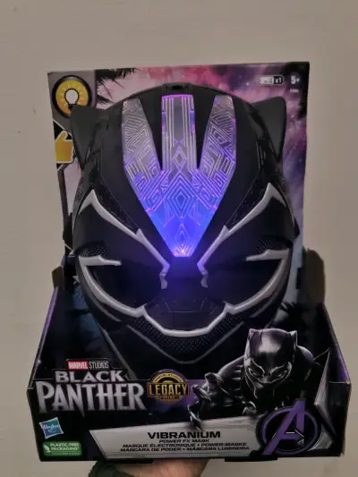 Máscara electrónica Black Panther con luces LED - miniatura 5