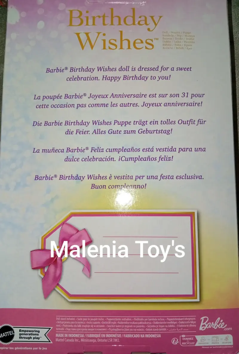 Muñeca Barbie Signature Birthday Wishes - 2
