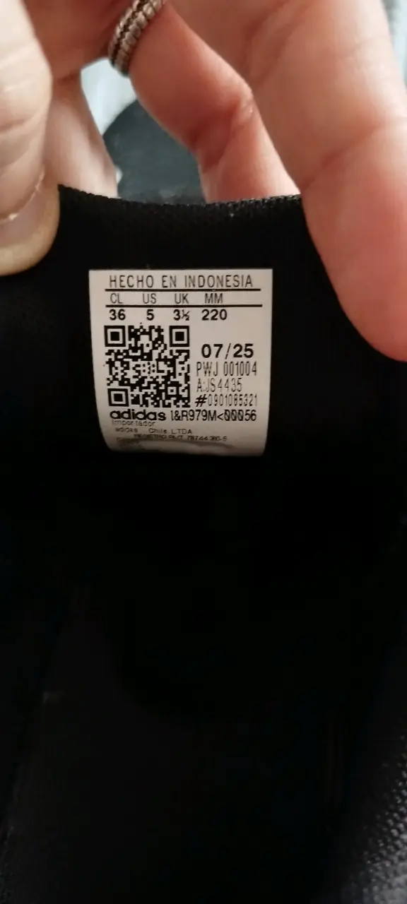 Zapatillas deportivas negras Adidas talla 36 - 2