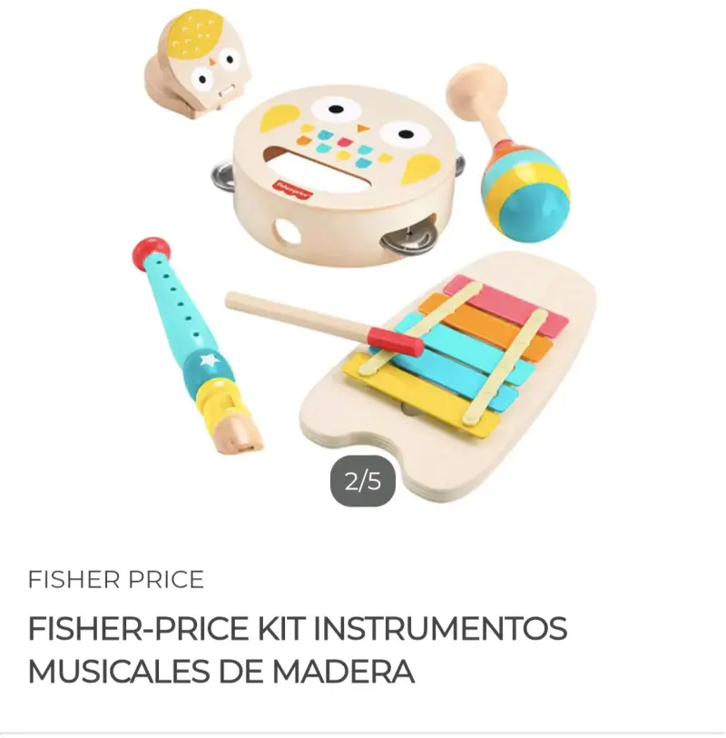 Kit de Instrumentos Musicales de Madera Fisher-Price - 3