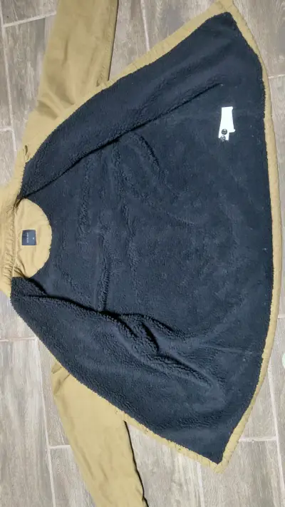 Chaqueta beige con forro polar Basement - miniatura 2