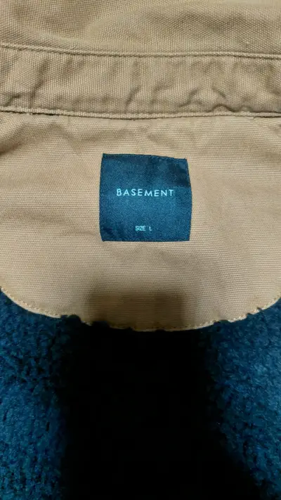Chaqueta beige con forro polar Basement - miniatura 3